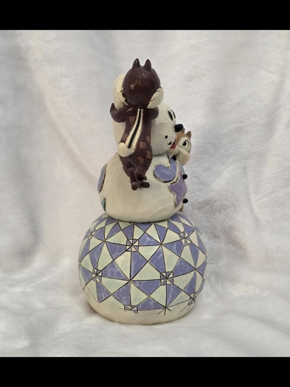 Jim Shore Disney Traditions Chip and Dale "Woodland Winter Wonderland" Figurine - Picture 9 of 12